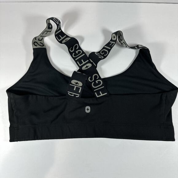 Figs Sports Bra Lot of 3 Large 2 green 1 Black Performance Underscrub Wireless - Picture 5 of 14